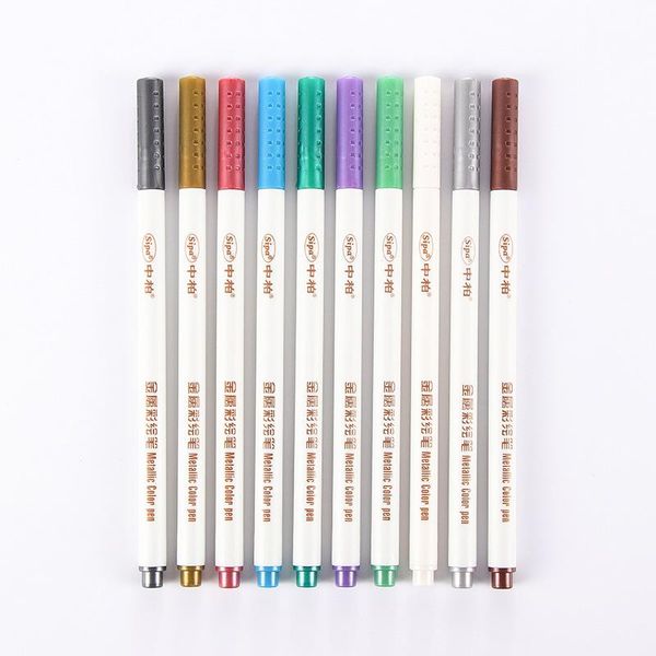 10 pcs lot doodle drawing marker pens metallic pen for black paper art supplies zakka stationery material school brushes mkb04 yxldbg
10 pcs lot doodle drawing marker pens metallic pen for black paper art supplies zakka stationery material school brushes mkb04 yxldbg