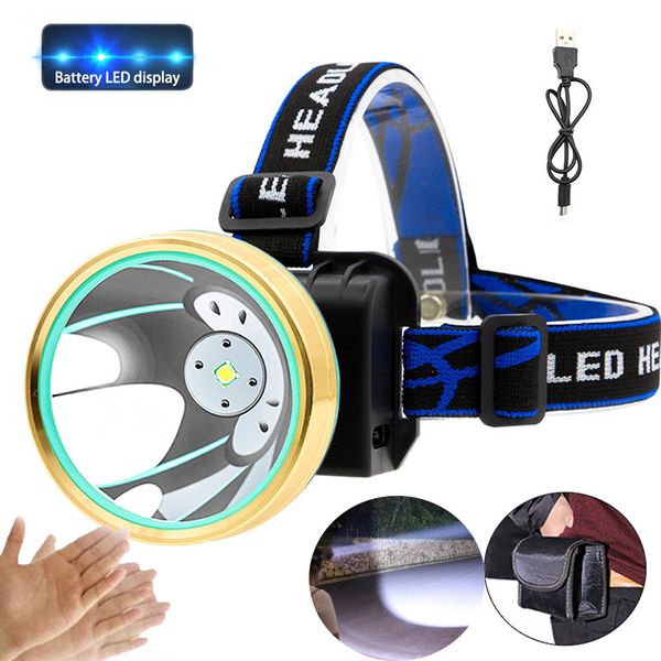 high power led headlamp miner's headlight head torch frontal working light usb rechargeable sensor cycling hunting
high power led headlamp miner's headlight head torch frontal working light usb rechargeable sensor cycling hunting