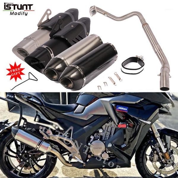 motorcycle exhaust system for zontes zt310r zt310t zt310 zt310x full modified front link pipe middle tube escape muffler1
motorcycle exhaust system for zontes zt310r zt310t zt310 zt310x full modified front link pipe middle tube escape muffler1