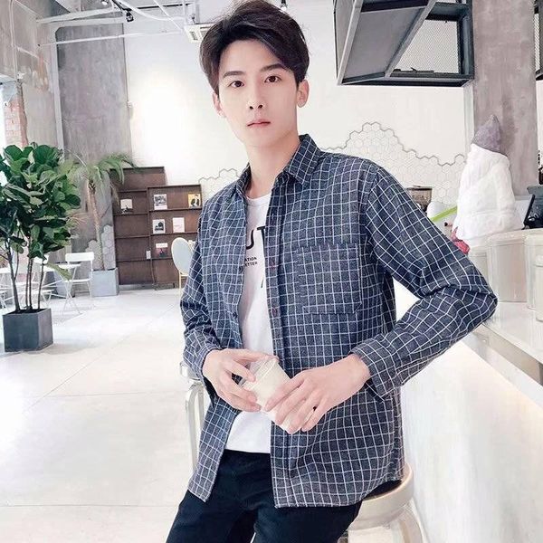 quality brand men casual shirts autumn winter new men's cotton plaid shirt comfortable long sleeve shirt male, White;black
quality brand men casual shirts autumn winter new men's cotton plaid shirt comfortable long sleeve shirt male, White;black