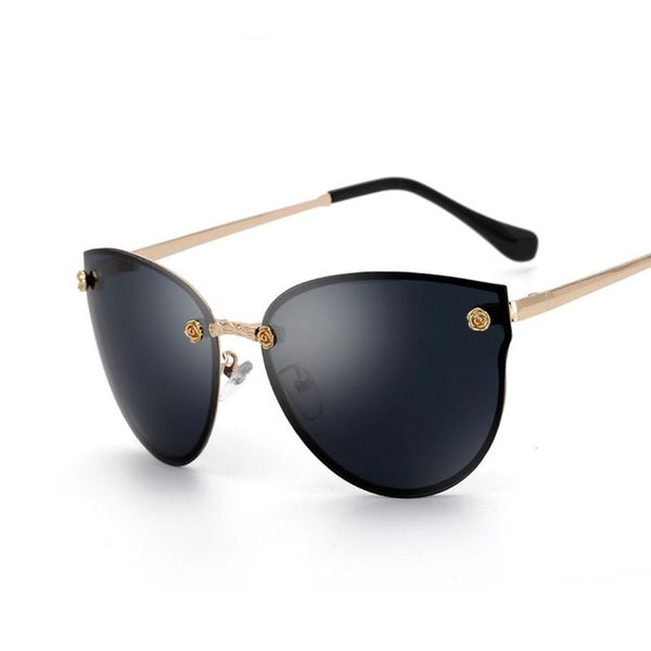 sunglasses metal frame cat eye women female frameless designer alloy legs glasses feminino, White;black
sunglasses metal frame cat eye women female frameless designer alloy legs glasses feminino, White;black
