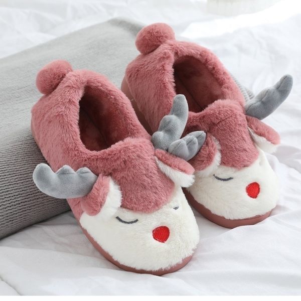 women slippers cartoon animal elk deer soft plush home cotton fur slides winter warm shoes woman men lovers house floor slippers y201026, Black
women slippers cartoon animal elk deer soft plush home cotton fur slides winter warm shoes woman men lovers house floor slippers y201026, Black