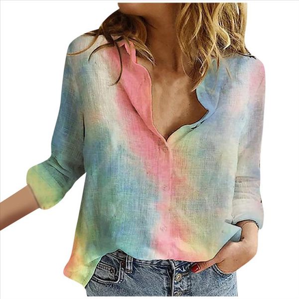 streetwear tie dye printed женские блузки и топы harajuku цветок с длинными рукавами turn down воротник blusas lady повседневная рубашка ким, White
streetwear tie dye printed женские блузки и топы harajuku цветок с длинными рукавами turn down воротник blusas lady повседневная рубашка ким, White