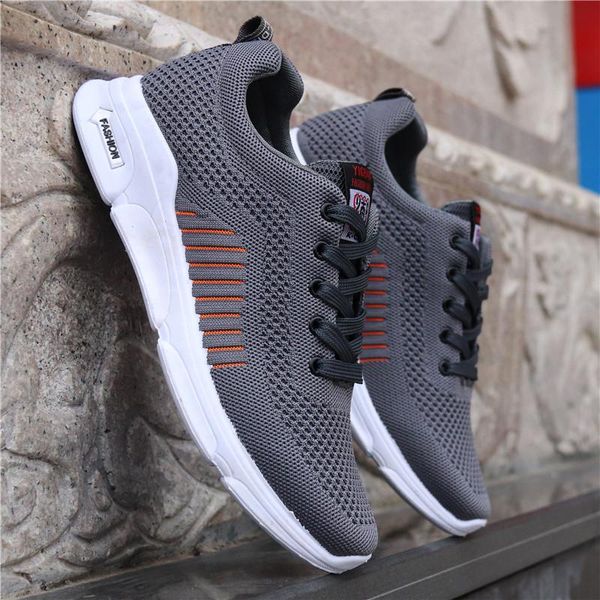 new men's flying woven mesh breathable fashion comfortable lace casual men's shoes, Black
new men's flying woven mesh breathable fashion comfortable lace casual men's shoes, Black