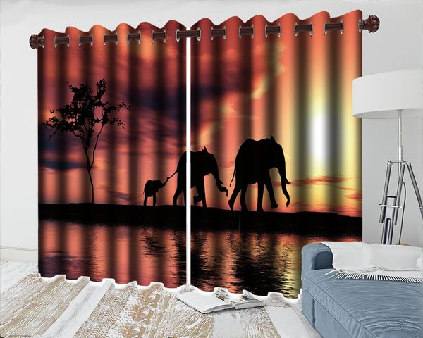 3d cartoon anima curtain 3d blackout curtain the elephant in the sunset luxury 3d curtains for modern interior window decoration
3d cartoon anima curtain 3d blackout curtain the elephant in the sunset luxury 3d curtains for modern interior window decoration