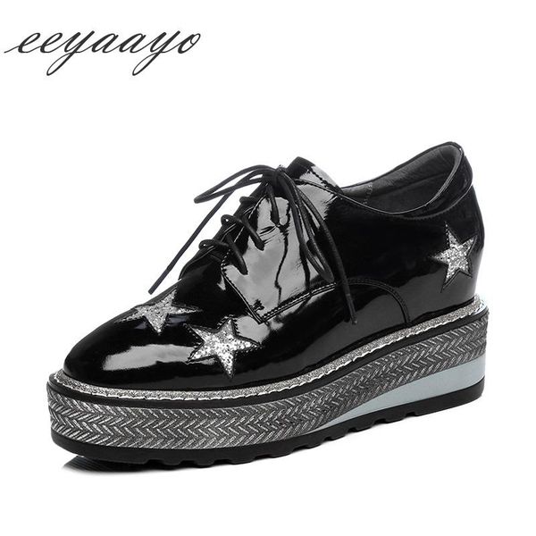 2020 новый натуральная кожа женщин насосы увеличение внутреннего каблука lace-up вскользь женщин платформы обувь черный кожа коровы насосы, Black
2020 новый натуральная кожа женщин насосы увеличение внутреннего каблука lace-up вскользь женщин платформы обувь черный кожа коровы насосы, Black