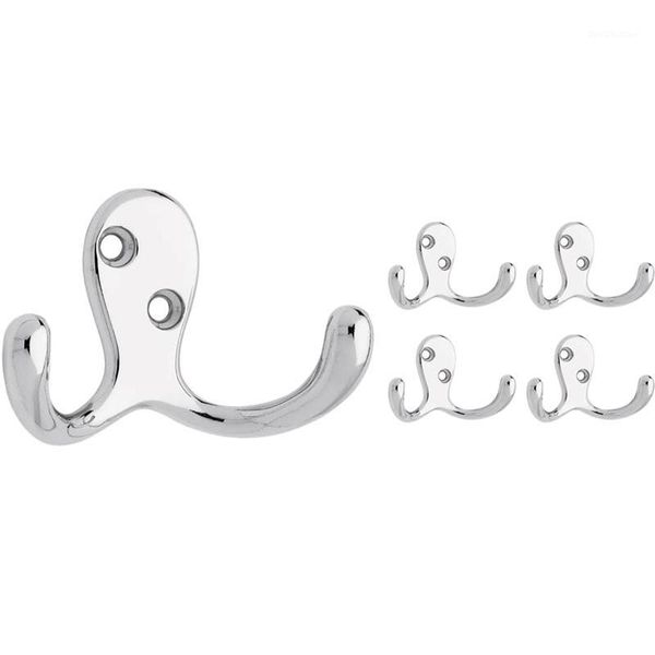 hooks & rails 5-pack double prong robe hook, 5-pack, polished chrome,use for hats, bags, robes and towels,wall are perfect home, kit1
hooks & rails 5-pack double prong robe hook, 5-pack, polished chrome,use for hats, bags, robes and towels,wall are perfect home, kit1