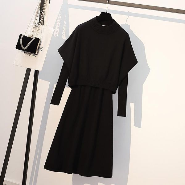 casual dresses 2021 fashion women's clothing knee-length full for women red two piece set, Black;gray
casual dresses 2021 fashion women's clothing knee-length full for women red two piece set, Black;gray