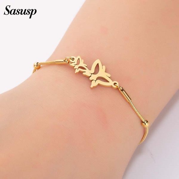 sasusp trendy stainless steel butterfly bracelets for women and girls snake chain insect bracelet femme adjustable, Black
sasusp trendy stainless steel butterfly bracelets for women and girls snake chain insect bracelet femme adjustable, Black