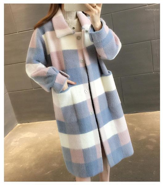 autumn winter thickened coat slim faux mink coat women loose knit cardigan imitation m8881, Black
autumn winter thickened coat slim faux mink coat women loose knit cardigan imitation m8881, Black