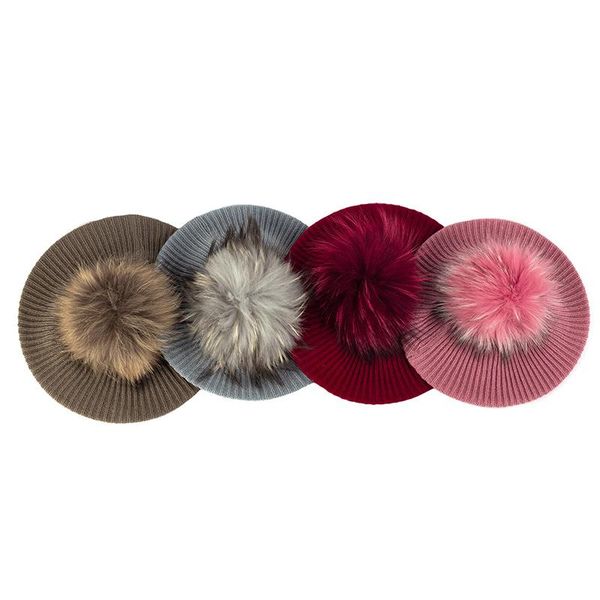 berets winter autumn acrylic beret hat for women spring retro french solid color fashion cap korean vintage raccoon fur pompom, Blue;gray
berets winter autumn acrylic beret hat for women spring retro french solid color fashion cap korean vintage raccoon fur pompom, Blue;gray