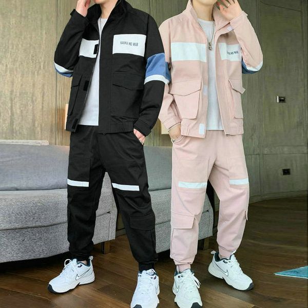 tracksuit men 2020 autumn clothing mens sweat suits 2 pieces baseball jacket + sweatpants male hip hop jogger set
tracksuit men 2020 autumn clothing mens sweat suits 2 pieces baseball jacket + sweatpants male hip hop jogger set