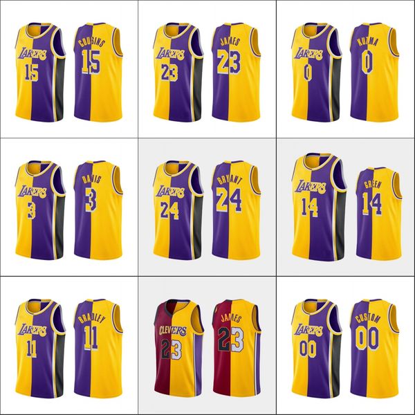 mamba men los angeles lakers kobe bryant lebron james kyle kuzma anthony davis nba yellow purple split two-tone jersey, Black
mamba men los angeles lakers kobe bryant lebron james kyle kuzma anthony davis nba yellow purple split two-tone jersey, Black