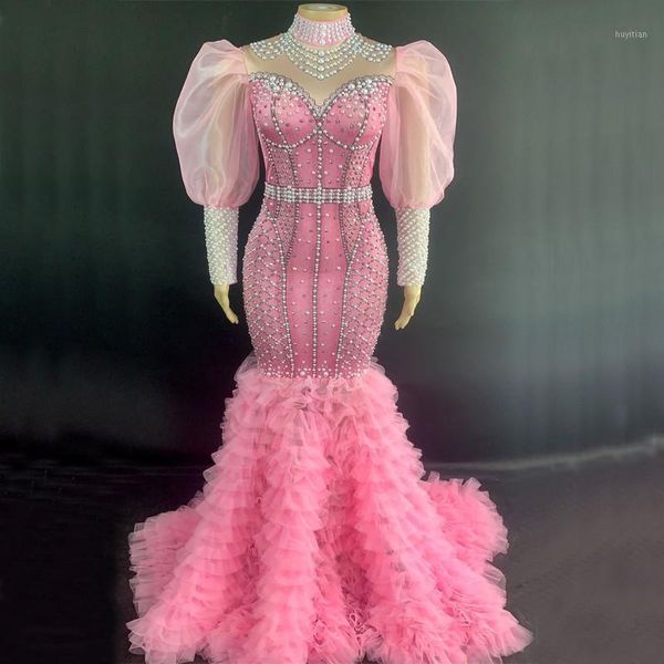 new sparkly rhinestones pink feather long dress women birthday party show dance outfit nightclub bar singer dancer costume1, Black;red
new sparkly rhinestones pink feather long dress women birthday party show dance outfit nightclub bar singer dancer costume1, Black;red