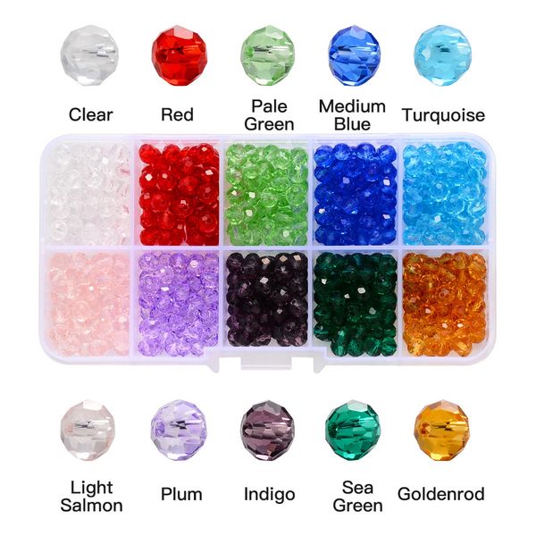 transparent crystal faceted beads variety of glass beads bracelet beaded material diy jewelry accessories wheel flat beads, Silver
transparent crystal faceted beads variety of glass beads bracelet beaded material diy jewelry accessories wheel flat beads, Silver