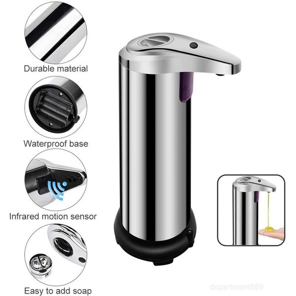 automatic electric stainless steel touchless auto hand soap dispenser for bathroom kitchen l
automatic electric stainless steel touchless auto hand soap dispenser for bathroom kitchen l