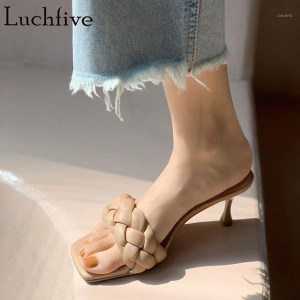 twist weave open toe nude slippers woman kitten heels party shoes slip on slides summer shoes woman1, Black
twist weave open toe nude slippers woman kitten heels party shoes slip on slides summer shoes woman1, Black