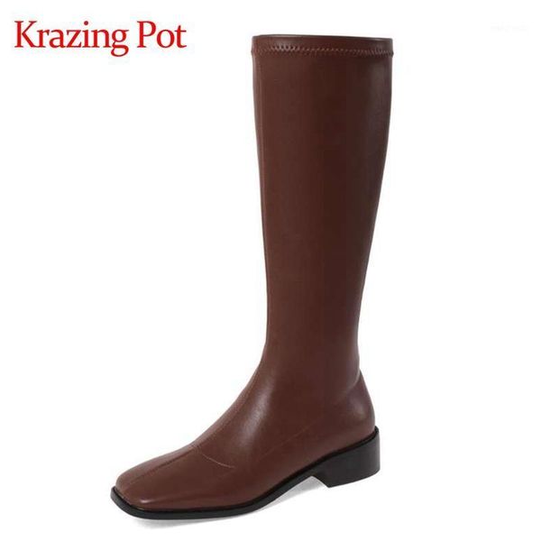 krazing pot 2021 new handmade square toe med heel winter shoes korean street pretty girls dating charming knee-high boots l721, Black
krazing pot 2021 new handmade square toe med heel winter shoes korean street pretty girls dating charming knee-high boots l721, Black