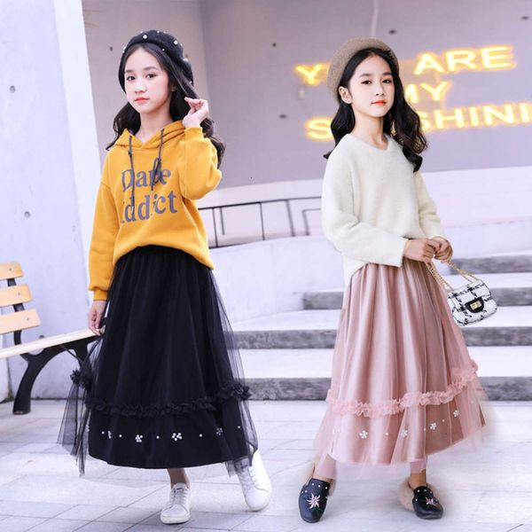 pleated autumn girls' winter 2020 new foreign sle gauze short skirt korean version medium and large children's long, Blue
pleated autumn girls' winter 2020 new foreign sle gauze short skirt korean version medium and large children's long, Blue