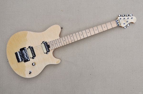 natural wood body electric guitar with chrome hardware, maple quilted provide customized services
natural wood body electric guitar with chrome hardware, maple quilted provide customized services