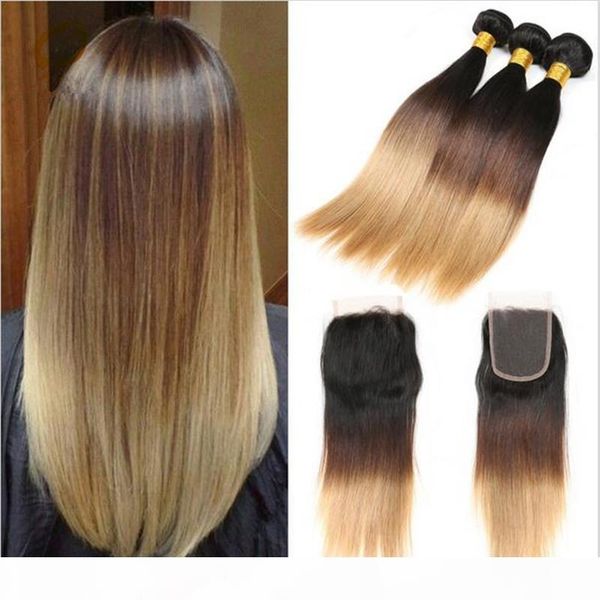 1b 4 27 honey blonde ombre brazilian human hair 3bundles with 1pc lace closure 4pcs lot brazilian straight ombre human hair with closure, Black
1b 4 27 honey blonde ombre brazilian human hair 3bundles with 1pc lace closure 4pcs lot brazilian straight ombre human hair with closure, Black