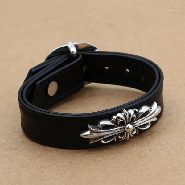 other bracelets wholesales genuine s925 sterling silver thai retro women models personality crusader flowers simple leather bracelet1, Golden;silver
other bracelets wholesales genuine s925 sterling silver thai retro women models personality crusader flowers simple leather bracelet1, Golden;silver
