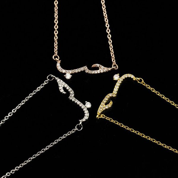 v attract arabic love pendant necklace women cz zirconia delicate copper jewellery bridal wedding gift collier femme, Silver
v attract arabic love pendant necklace women cz zirconia delicate copper jewellery bridal wedding gift collier femme, Silver
