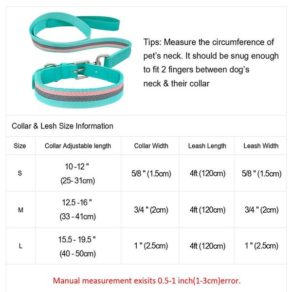 nylon dog collar and leash set adjustable reflective strip dog collars and pet walking lead leash for small medium dogs wmtcni
nylon dog collar and leash set adjustable reflective strip dog collars and pet walking lead leash for small medium dogs wmtcni
