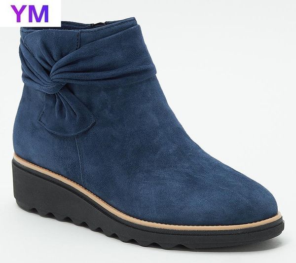 winter thicken platform women snow boots woman high knot casual ankle boots wedge booties warm white botas mujer 35-431, Black
winter thicken platform women snow boots woman high knot casual ankle boots wedge booties warm white botas mujer 35-431, Black