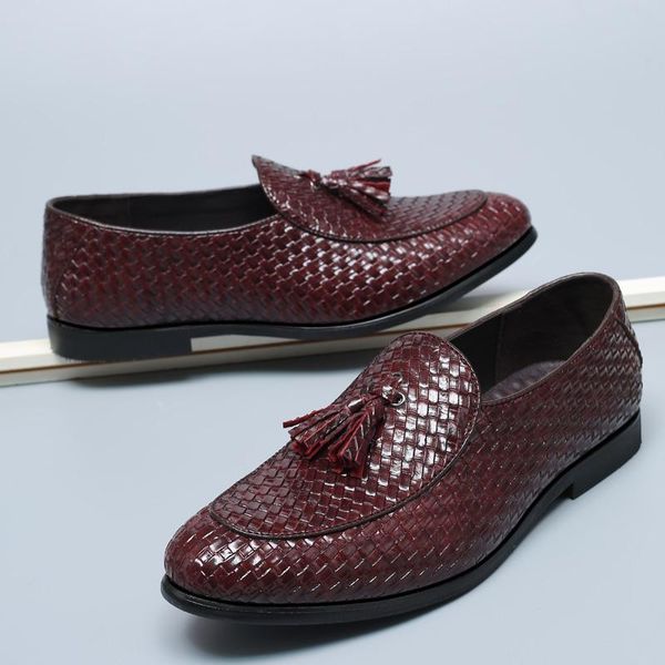 cimim brand new large size business casual comfortable leather shoes fashion dress tassel loafers luxury men office formal shoes, Black
cimim brand new large size business casual comfortable leather shoes fashion dress tassel loafers luxury men office formal shoes, Black