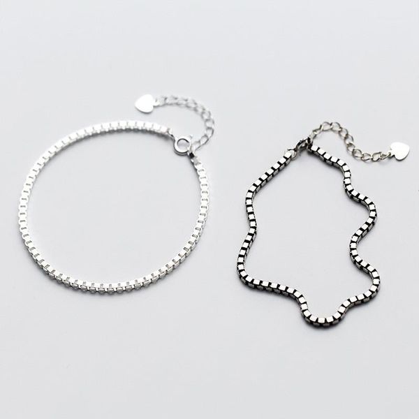 s925 sterling silver color thai silver temperament geometric box chain bracelet 0.2cm wide for women lady daughter jewelry gift1, Golden;silver
s925 sterling silver color thai silver temperament geometric box chain bracelet 0.2cm wide for women lady daughter jewelry gift1, Golden;silver