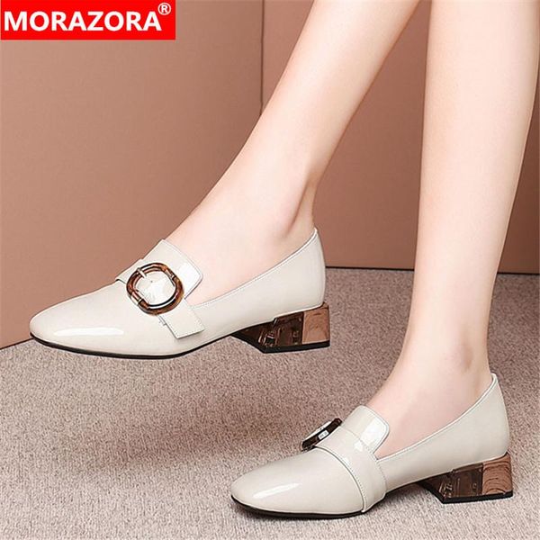 morazora large size 33-42 spring women pumps genuine leather slip-on casual single shoes fashion square toe ladies shoes, Black
morazora large size 33-42 spring women pumps genuine leather slip-on casual single shoes fashion square toe ladies shoes, Black