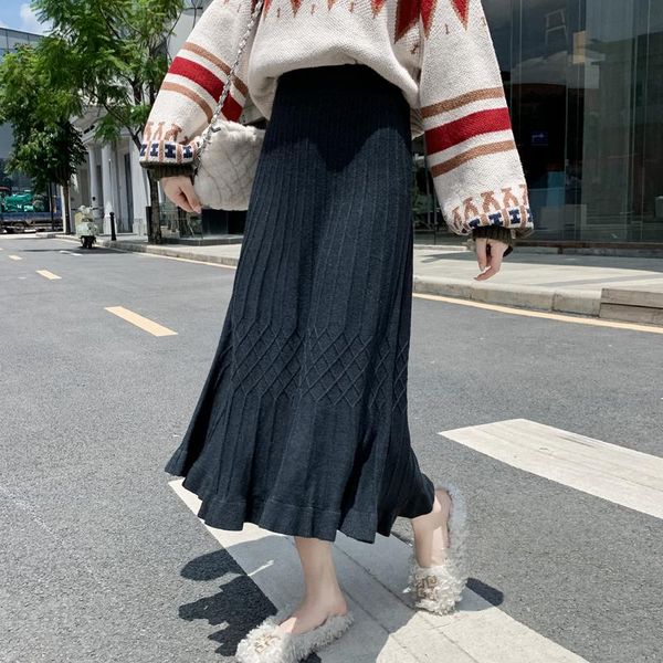 jxmyy2020new knit skirt pleated umbrella skirt mid-length high waist autumn and winter elastic waist a-line is thin female, Black
jxmyy2020new knit skirt pleated umbrella skirt mid-length high waist autumn and winter elastic waist a-line is thin female, Black
