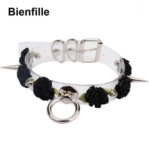 handmade kawaii choker punk gothic rose collar necklace six color flowers tranparent faux leather spiked collar choker for women1, Golden;silver
handmade kawaii choker punk gothic rose collar necklace six color flowers tranparent faux leather spiked collar choker for women1, Golden;silver