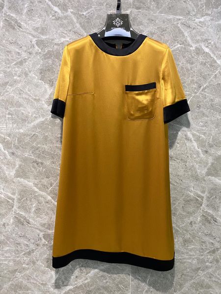 milan runway dress 2020 spring summer o neck short sleeve designer dress brand same style dress 0304-8, Black
milan runway dress 2020 spring summer o neck short sleeve designer dress brand same style dress 0304-8, Black