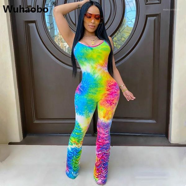 women's jumpsuits & rompers wuhaobo tie dye print women pleated spaghetti strap ladies stacked pants sleeveless party club outfits fema, Black;white
women's jumpsuits & rompers wuhaobo tie dye print women pleated spaghetti strap ladies stacked pants sleeveless party club outfits fema, Black;white