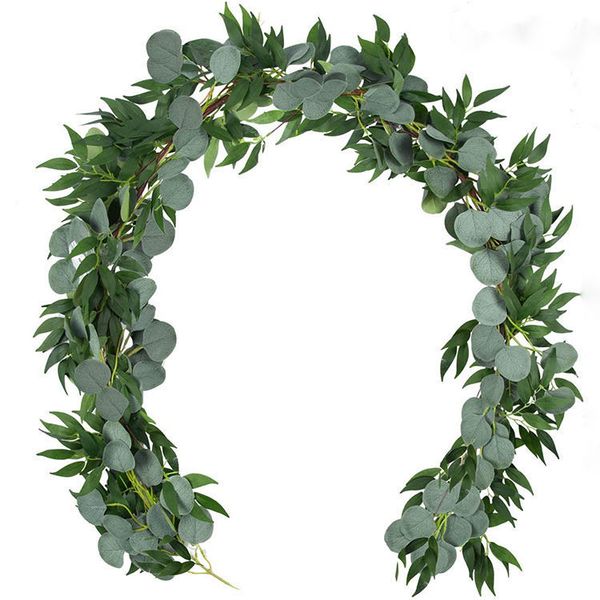 2m handmade artificial fake plants eucalyptus leaves willow mixed green garland plastic plants wreath wall decor hanging plant wedding decor
2m handmade artificial fake plants eucalyptus leaves willow mixed green garland plastic plants wreath wall decor hanging plant wedding decor