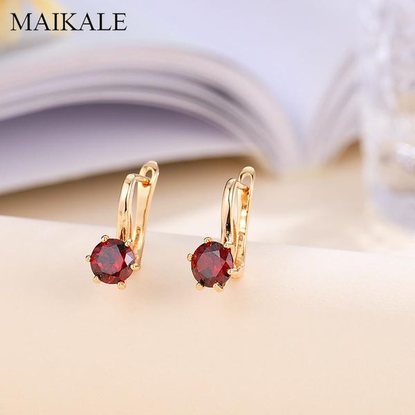 maikale classic round korea design multicolor zirconia small stud earrings for women jewelry wedding party gifts high quality, Golden;silver
maikale classic round korea design multicolor zirconia small stud earrings for women jewelry wedding party gifts high quality, Golden;silver