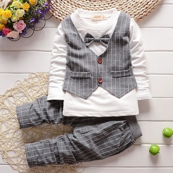 gentleman autumn and winter new children's clothing korean version of bow tie plaid vest boy suit baby clothes male y200323, White
gentleman autumn and winter new children's clothing korean version of bow tie plaid vest boy suit baby clothes male y200323, White