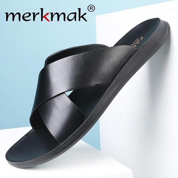 merkmak new fashion summer men shoe vintage italian flats casual non-slip beach sandals pu leather flip flop home slippers1, Black
merkmak new fashion summer men shoe vintage italian flats casual non-slip beach sandals pu leather flip flop home slippers1, Black