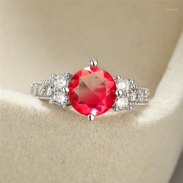 luxury female pink white zircon ring classic silver color wedding rings for women simple crystal round thin engagement ring1, Slivery;golden
luxury female pink white zircon ring classic silver color wedding rings for women simple crystal round thin engagement ring1, Slivery;golden