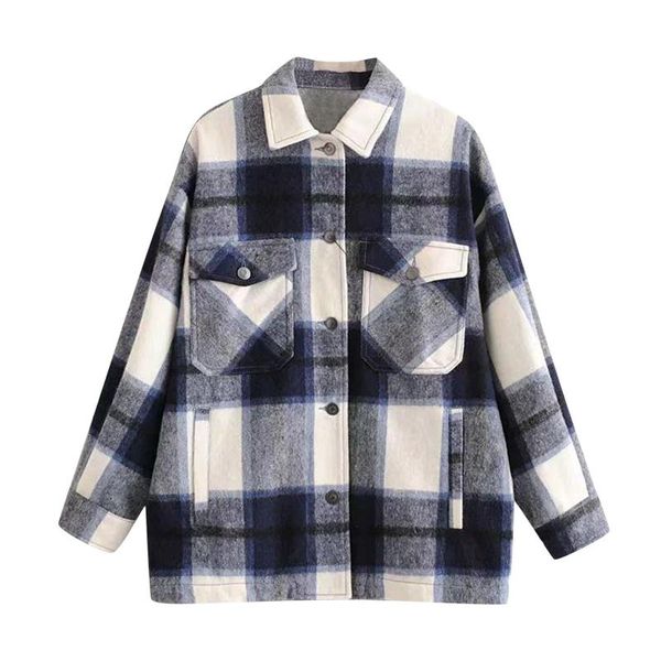 oversized jacket coat women 2021 casual plaid print pocket fashion lapel collar long sleeve button jackets coats loose outerwear, Black;brown
oversized jacket coat women 2021 casual plaid print pocket fashion lapel collar long sleeve button jackets coats loose outerwear, Black;brown