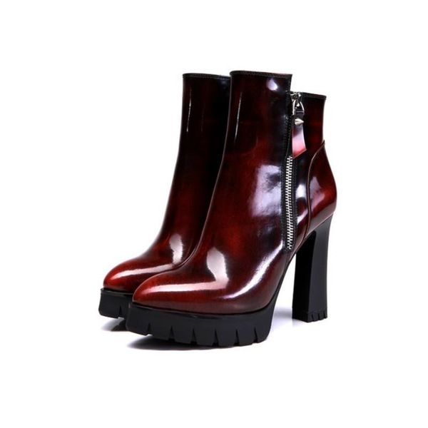 2020 office lady pointed toe platform ankle boots winter warm genuine leather high-shoes women elegant high heel booties, Black
2020 office lady pointed toe platform ankle boots winter warm genuine leather high-shoes women elegant high heel booties, Black