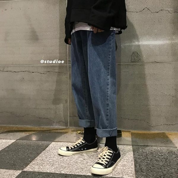 autumn new jeans men washed fashion solid color straight loose denim pants man casual streetwear hip hop cowboy trousers male1, Blue
autumn new jeans men washed fashion solid color straight loose denim pants man casual streetwear hip hop cowboy trousers male1, Blue