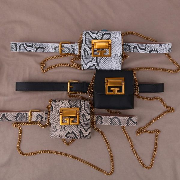small bag style chain of retro all-match snake leopard pattern matching skirt jeans belt adornment waist seal purse woman, Black;brown
small bag style chain of retro all-match snake leopard pattern matching skirt jeans belt adornment waist seal purse woman, Black;brown