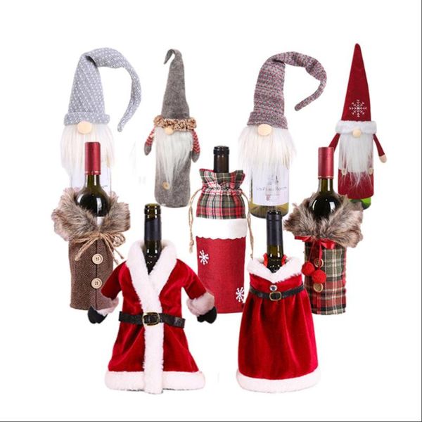 cloth art christmas wine bottle cover/red wine bottle bunch pocket/champagne bag/xmas decor/table home dressing/wine set
cloth art christmas wine bottle cover/red wine bottle bunch pocket/champagne bag/xmas decor/table home dressing/wine set