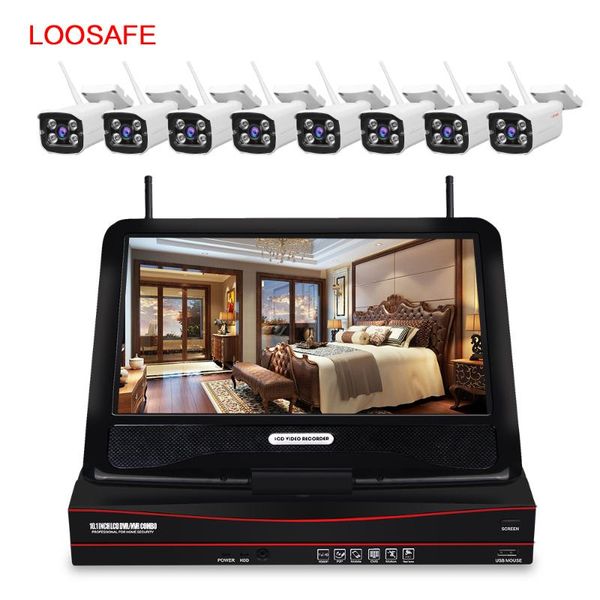 wireless camera kits loosafe 1080p security system cctv audio record home outdoor night vision kit surveillance nvr
wireless camera kits loosafe 1080p security system cctv audio record home outdoor night vision kit surveillance nvr