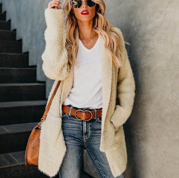 women's jackets autumn winter 2021 women long sleeve cardigan coat casual jacket turn-down collar pocket split knitted tunic femme outw, Black;brown
women's jackets autumn winter 2021 women long sleeve cardigan coat casual jacket turn-down collar pocket split knitted tunic femme outw, Black;brown