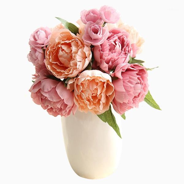 decorative flowers & wreaths artificial silk peony bouquet fake diy flower arrangements for wedding home office garden decor sztuczne kwiaty
decorative flowers & wreaths artificial silk peony bouquet fake diy flower arrangements for wedding home office garden decor sztuczne kwiaty