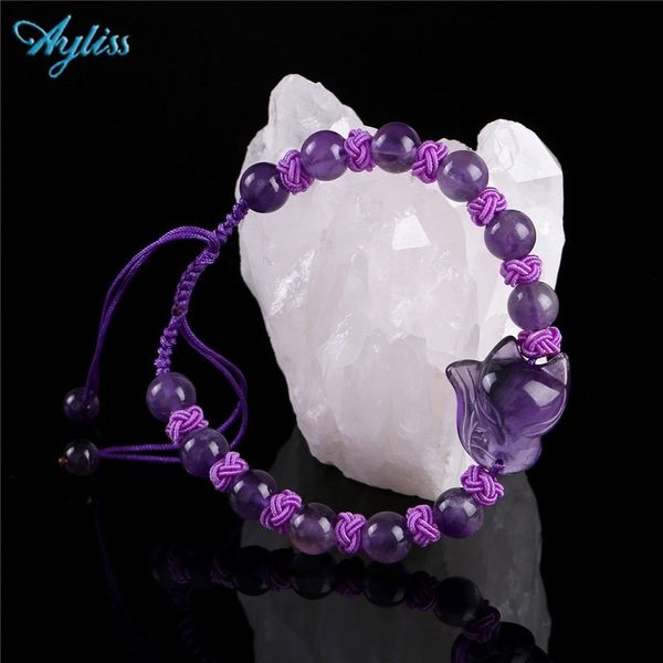ayliss 1pc natural gem stone bead cute fox crystal bracelet healing stone adjustable braided bracelets for womens y200730, Black
ayliss 1pc natural gem stone bead cute fox crystal bracelet healing stone adjustable braided bracelets for womens y200730, Black